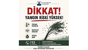 ÇANAKKALE VALİLİĞİNDEN KUVVETLİ RÜZGÂR UYARISI!