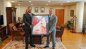 ÇANAKKALESPOR BAŞKANI FIRAT'TAN RTÜK BAŞKANI DANİŞ'E ZİYARET