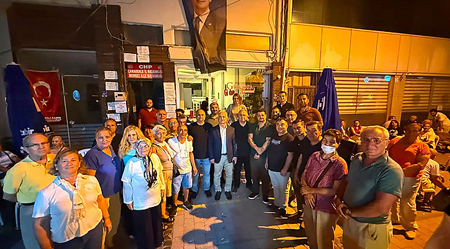 CHP ÇANAKKALE MERKEZ İLÇE'DEN DAYANIŞMA NÖBETİ MESAJI