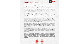 İÇİŞLERİ BAKANLIĞI'NDAN 15 TEMMUZ MESAJI