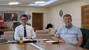 İL GENEL MECLİSİ BAŞKANI HALİL ERTUĞRUL'DAN REKTÖR ERENOĞLU'NA ZİYARET
