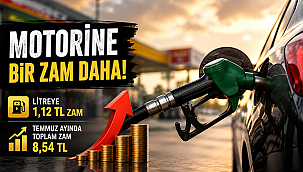 MOTORİNE BİR ZAM DAHA