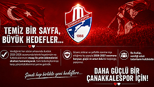 "TEMİZ BİR SAYFA, BÜYÜK HEDEFLER"