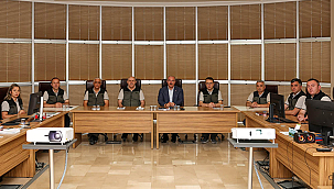  VALİ TORAMAN'DAN YANGIN YÖNETİM MERKEZİ'NE ZİYARET