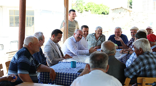 VALİ TORAMAN KARAİNEBEYLİ KÖYÜ'NDE VATANDAŞLARLA BULUŞTU