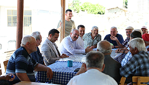 VALİ TORAMAN KARAİNEBEYLİ KÖYÜ'NDE VATANDAŞLARLA BULUŞTU