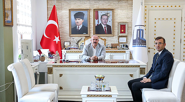 YENİ ÇAN KAYMAKAMI BÜLENT ŞİMŞEK'TEN VALİ TORAMAN'A ZİYARET