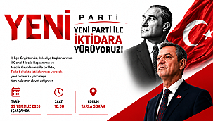 YENİ PARTİ ÇANAKKALE TEŞKİLATINDAN YENİ BİNA AÇILIŞI VE YÜRÜYÜŞ DAVETİ