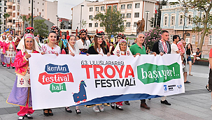 63. ULUSLARARASI TROYA FESTİVALİ ETKİNLİKLERİ KORTEJ VE DANS FESTİVALİ İLE BAŞLADI