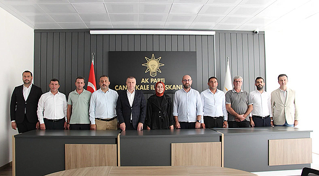 AK PARTİ ÇANAKKALE TEŞKİLATINDA İLÇE BAŞKANLARIYLA TOPLANTI