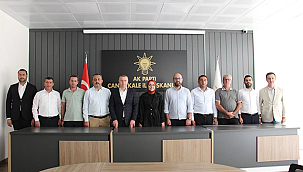 AK PARTİ ÇANAKKALE TEŞKİLATINDA İLÇE BAŞKANLARIYLA TOPLANTI