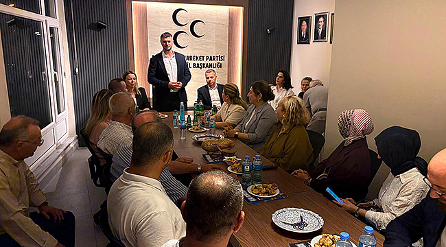 AK PARTİ'DEN MHP ÇANAKKALE İL BAŞKANLIĞI'NA ZİYARET
