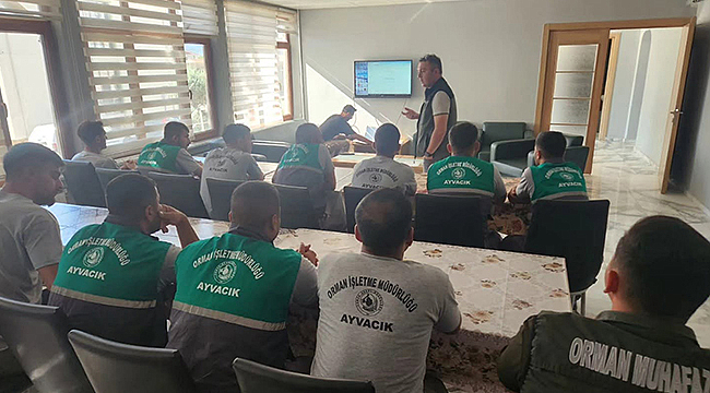 AYVACIK'TA 20 HÜKÜMLÜ ORMANCILIK FAALİYETLERİNE KATILIYOR