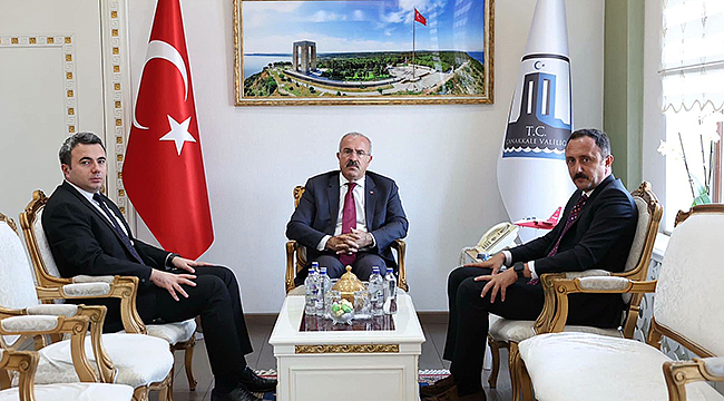 BAŞSAVCI VE ADALET KOMİSYONU BAŞKANI'NDAN VALİ TORAMAN'A ZİYARET