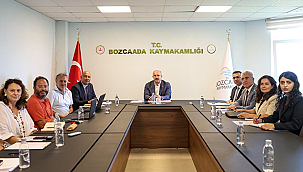 BOZCAADA'NIN İMAR, ÇEVRE VE TURİZM ÇALIŞMALARI MASAYA YATIRILDI