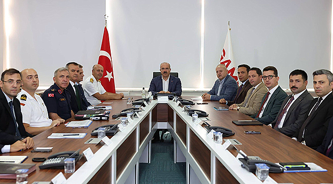 ÇANAKKALE'DE GÜVENLİK VE ASAYİŞ TOPLANTISI GERÇEKLEŞTİRİLDİ