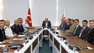 ÇANAKKALE'DE GÜVENLİK VE ASAYİŞ TOPLANTISI GERÇEKLEŞTİRİLDİ