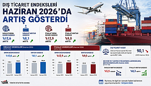 DIŞ TİCARET ENDEKSLERİNDE ARTIŞ