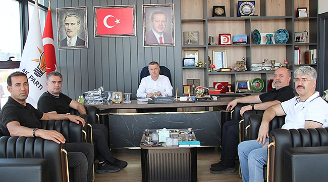 DSİ BÖLGE MÜDÜRÜ ÇUBUKCU'DAN AK PARTİ İL BAŞKANLIĞI'NA ZİYARET