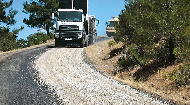 KIZILDAM GRUP YOLU'NDA ASFALT ÇALIŞMALARI BAŞLADI
