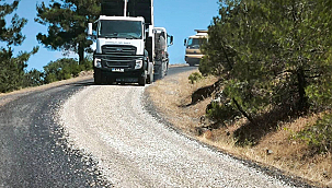 KIZILDAM GRUP YOLU'NDA ASFALT ÇALIŞMALARI BAŞLADI