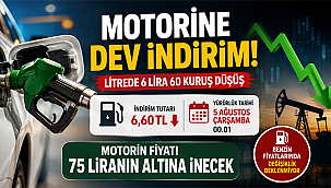 MOTORİNE DEV İNDİRİM GELİYOR: FİYATLAR 75 LİRANIN ALTINA DÜŞEBİLİR