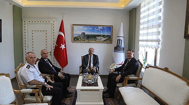 MÜLKİYE, POLİS VE JANDARMA MÜFETTİŞLERİNDEN VALİ TORAMAN'A ZİYARET
