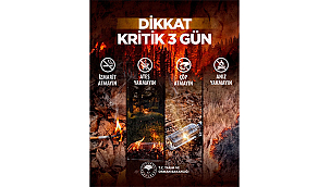 ORMAN YANGINLARI AÇISINDAN KRİTİK 3 GÜN
