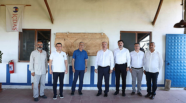 VALİ TORAMAN, ASSOS ANTİK KENTİ'NDE İNCELEMELERDE BULUNDU