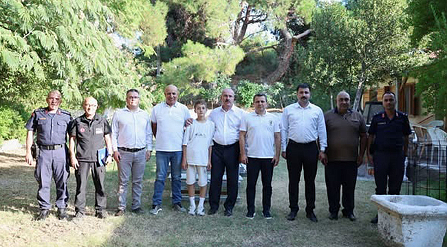 VALİ TORAMAN, SMİNTHEİON KAZI BAŞKANLIĞI'NI ZİYARET ETTİ