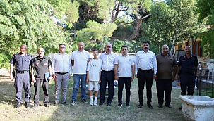 VALİ TORAMAN, SMİNTHEİON KAZI BAŞKANLIĞI'NI ZİYARET ETTİ