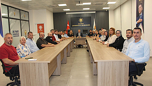 AK PARTİ ÇANAKKALE'DE YÖNETİM TOPLANTISI
