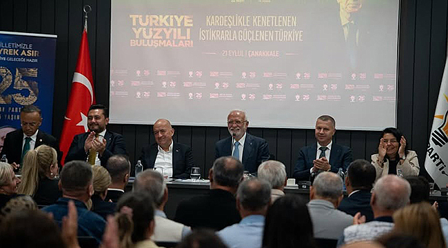 AK PARTİ ÇANAKKALE TEŞKİLATINDA İSTİŞARE BULUŞMASI