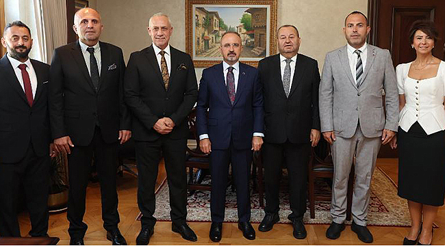 BİGA FUARI HEYETİNDEN BÜLENT TURAN'A ZİYARET