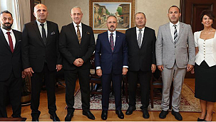 BİGA FUARI HEYETİNDEN BÜLENT TURAN'A ZİYARET