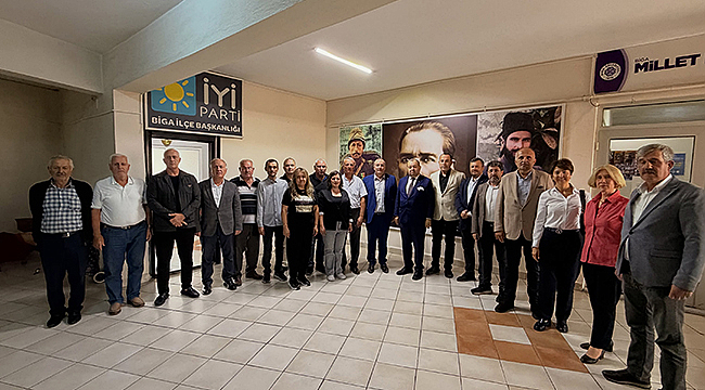 BİGA FUARI İÇİN İYİ PARTİ İLÇE BAŞKANINA DAVET