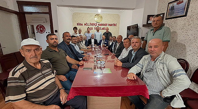 BİGA FUARI İÇİN MHP İLÇE BAŞKANINA DAVET