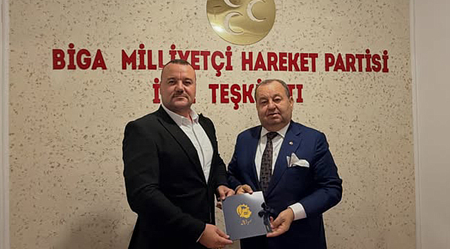 BİGA FUARI İÇİN MHP İLÇE BAŞKANINA DAVET
