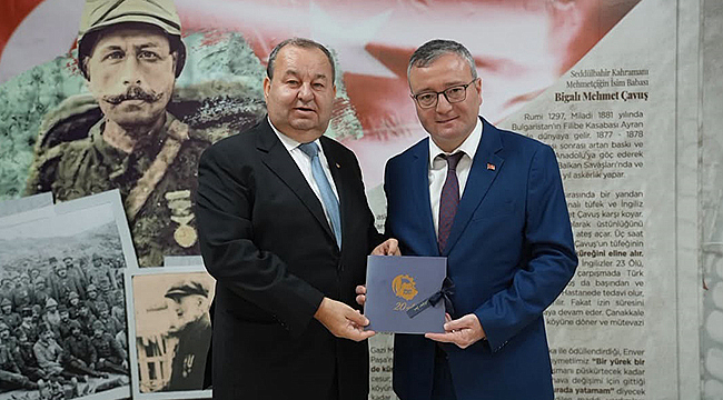 BİGA FUARI İÇİN ŞADAN DOĞAN'DAN ALPER ŞEN'E DAVET
