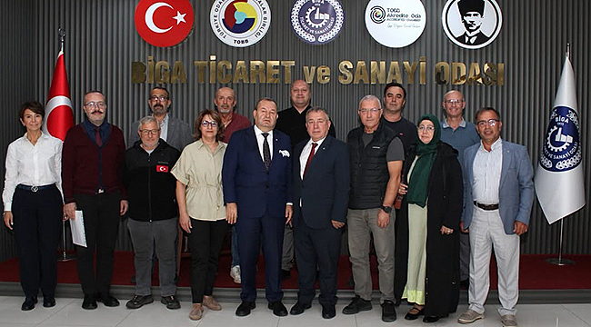 BİGA KENT KONSEYİ'NDEN ŞADAN DOĞAN'A ZİYARET