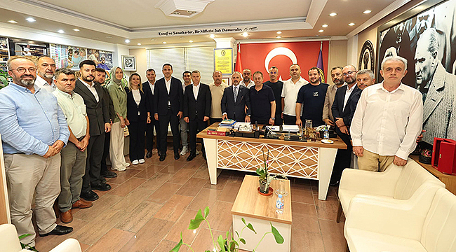 BÜLENT TURAN VE AK PARTİ HEYETİNDEN ÇANAKKALE'DE ZİYARETLER