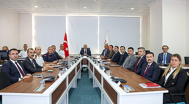 ÇANAKKALE'DE GÜVENLİK VE ASAYİŞ TOPLANTISI YAPILDI