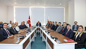 ÇANAKKALE'DE GÜVENLİK VE ASAYİŞ TOPLANTISI YAPILDI