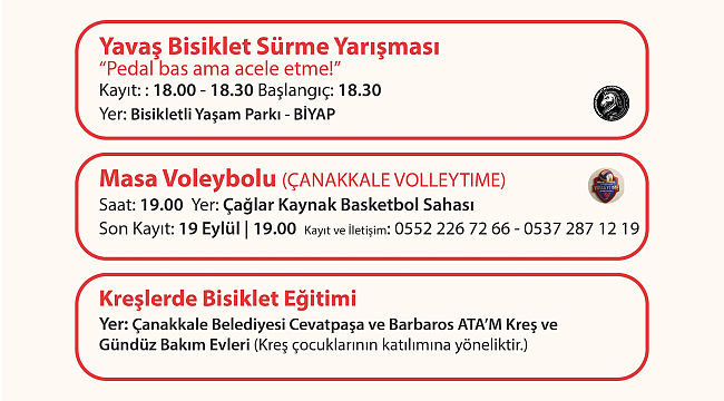 ÇANAKKALE'DE HAREKETLİ HAFTADA SON İKİ GÜN