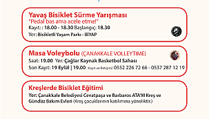 ÇANAKKALE'DE HAREKETLİ HAFTADA SON İKİ GÜN