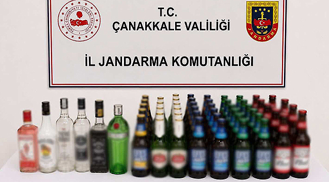 ÇANAKKALE'DE KAÇAKÇILIK OPERASYONLARI: BİNLERCE SİGARA VE 1.292 LİTRE İÇKİ ELE GEÇİRİLDİ