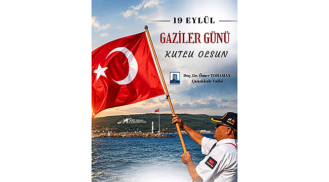çanakkale Valiliğinden 19 Eylül Mesajı
