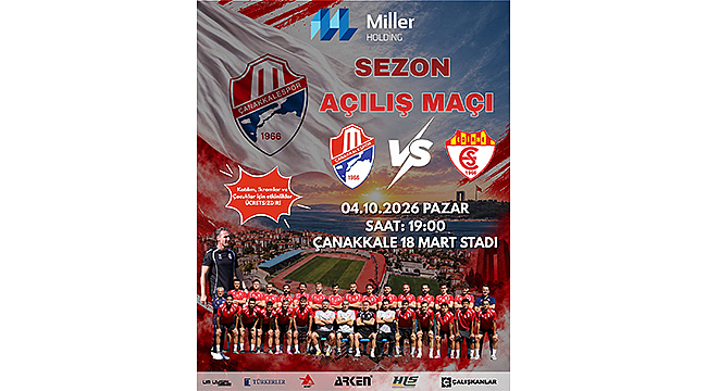 ÇANAKKALESPOR YENİ SEZONU 4 EKİM'DE AÇIYOR