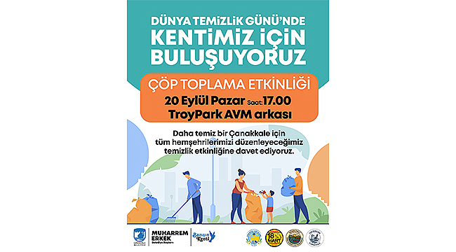 "DÜNYA TEMİZLİK GÜNÜ" ETKİNLİĞİNE DAVETLİSİNİZ