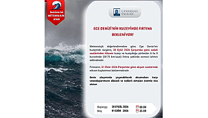 EGE DENİZİ'NİN KUZEYİNDE FIRTINA UYARISI!